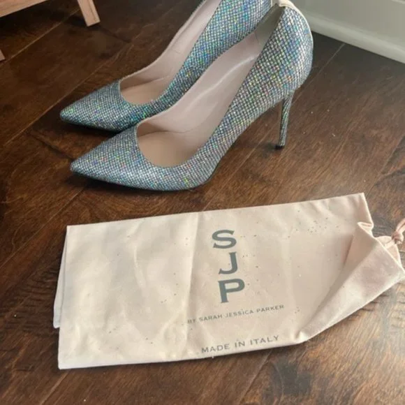 SJP sarah jessica parker Fawn 100 new no box 40.5 - Picture 7 of 7